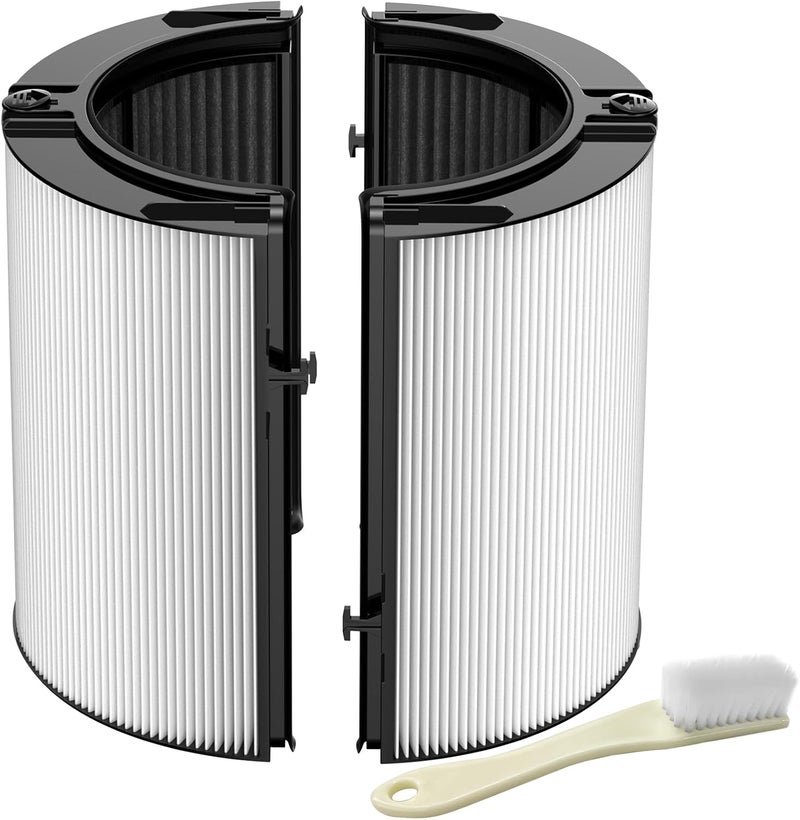 isingo Combi 360°Glass HEPA+Activated Carbon Filter For Dyson TP09 TP07 TP06 TP04 TP10 TP4A TP7A HP04 HP06 HP07 HP09 HP10 HP4A HP7A PH01 PH02 PH03 PH04 PH3A DP04 Air Purifier,965432-01 - Image 1